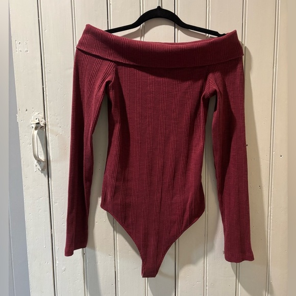 Aerie Long Sleeve Off The Shoulder Bodysuit - Picture 11 of 11